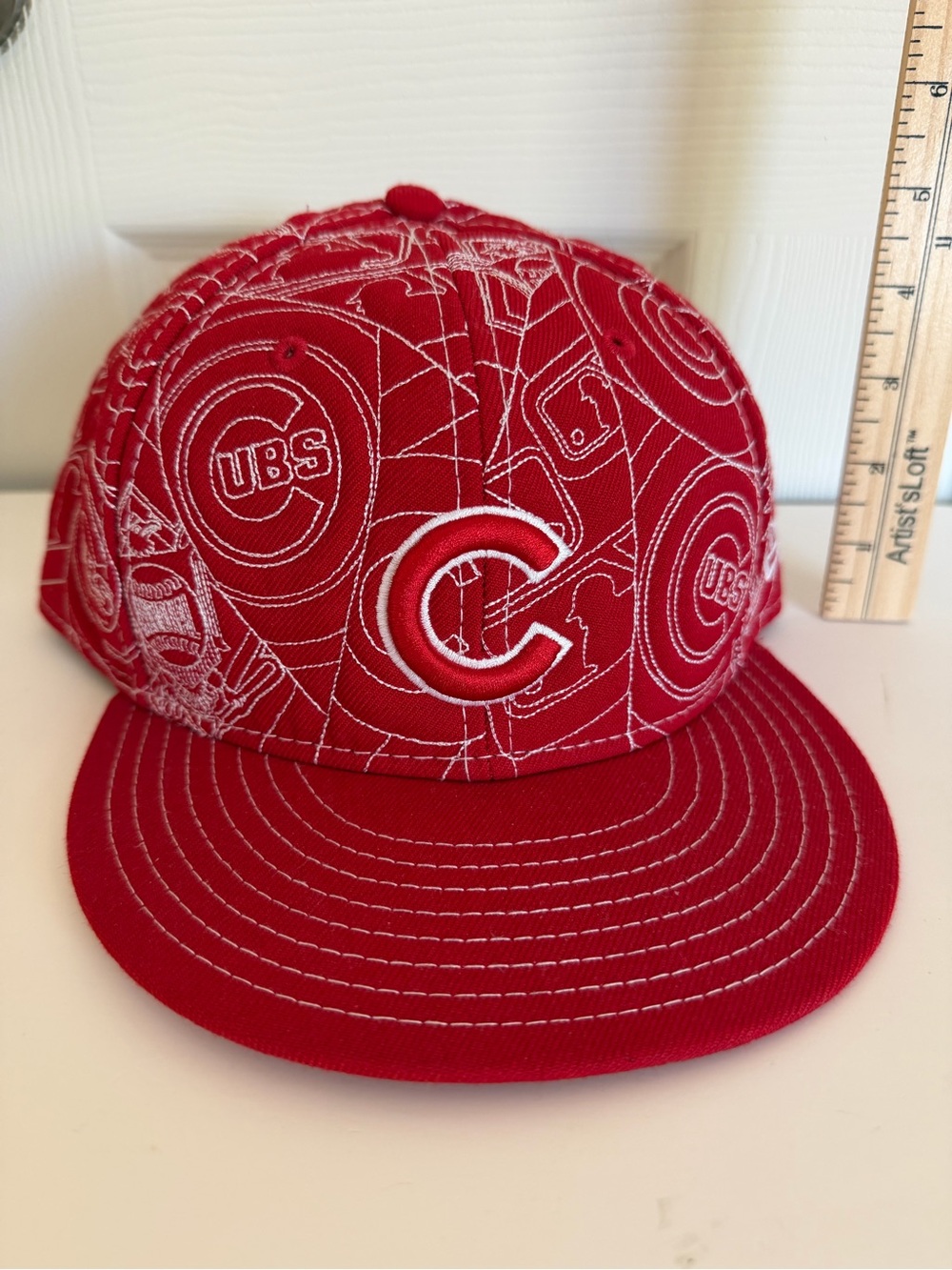 Chicago Cubs 59FIFTY fitted ball cap. Size 8
